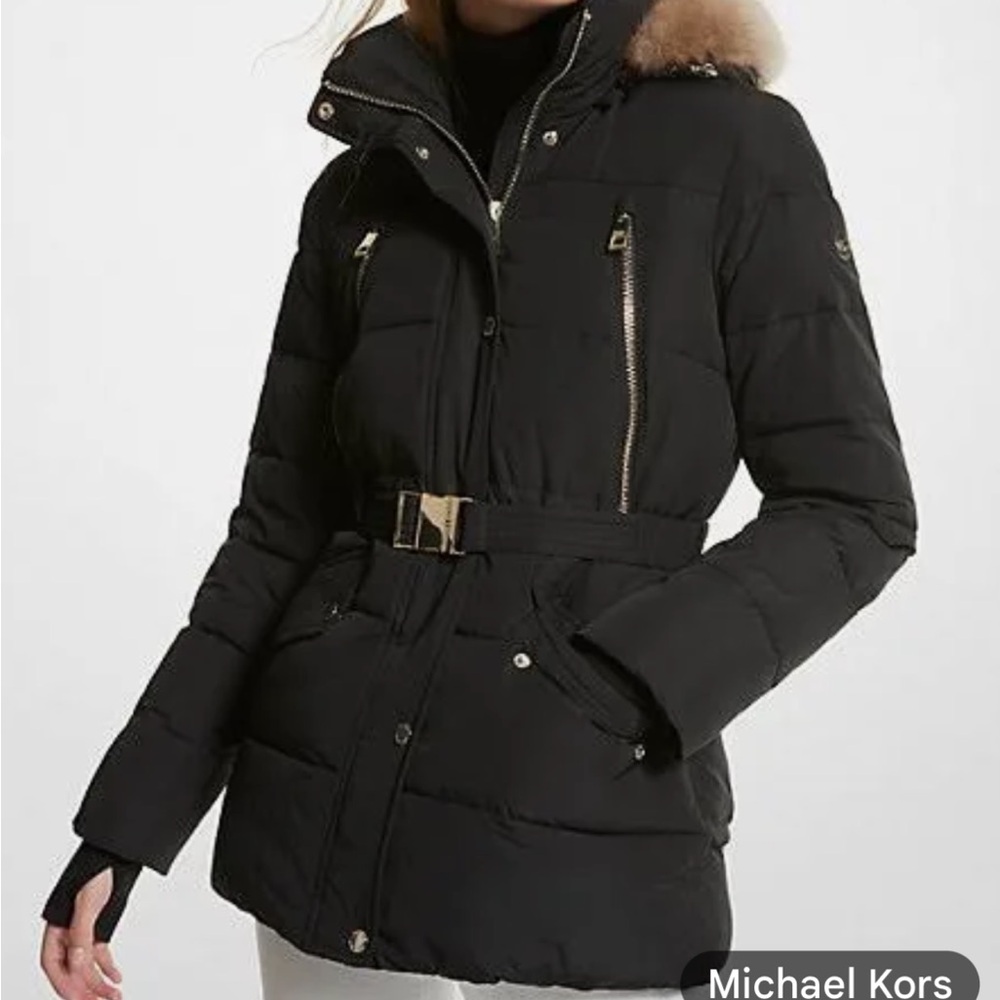 Michael Kors Black Women's Puffer Jacket